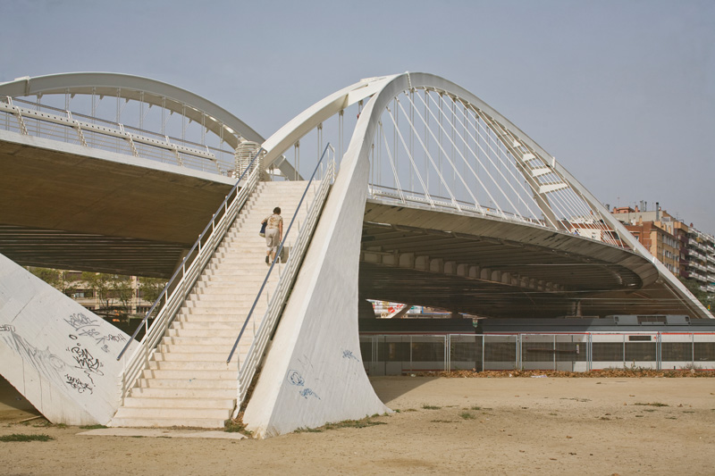 Bac-de-Roda-Brücke (Santiago Calatrava 1987)
