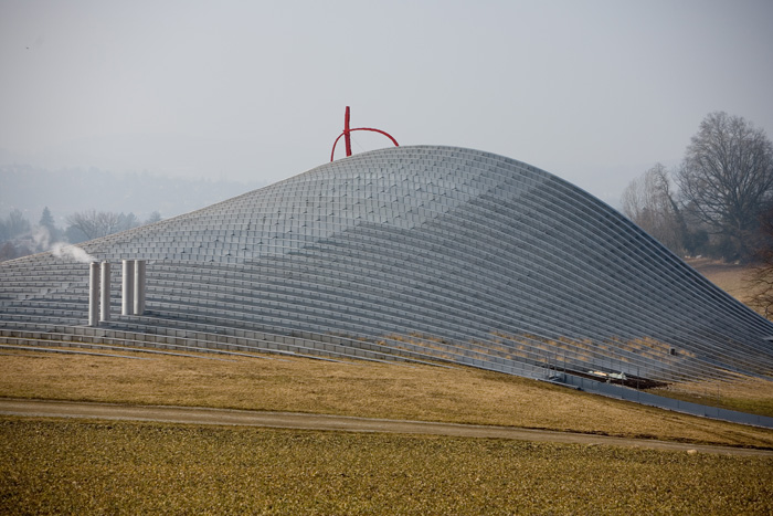 Feld-Rhythmen, Paul Klee Zentrum (Renzo Piano 2005), Winter 2006