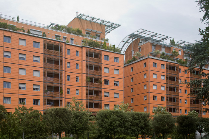 Lyon, Cité Internationale, Wohnblocks (Renzo Piano 1996-2006)